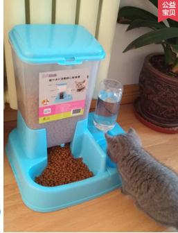 猫咪用品猫碗双碗自动饮水狗碗自动喂食器宠物用品猫盆食盆猫食盆（测试数据）