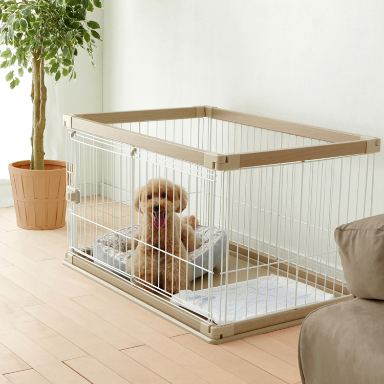 爱丽思狗狗笼子小型中型犬室内宠物围栏式栅栏泰迪博美狗窝带厕所（数据测试）